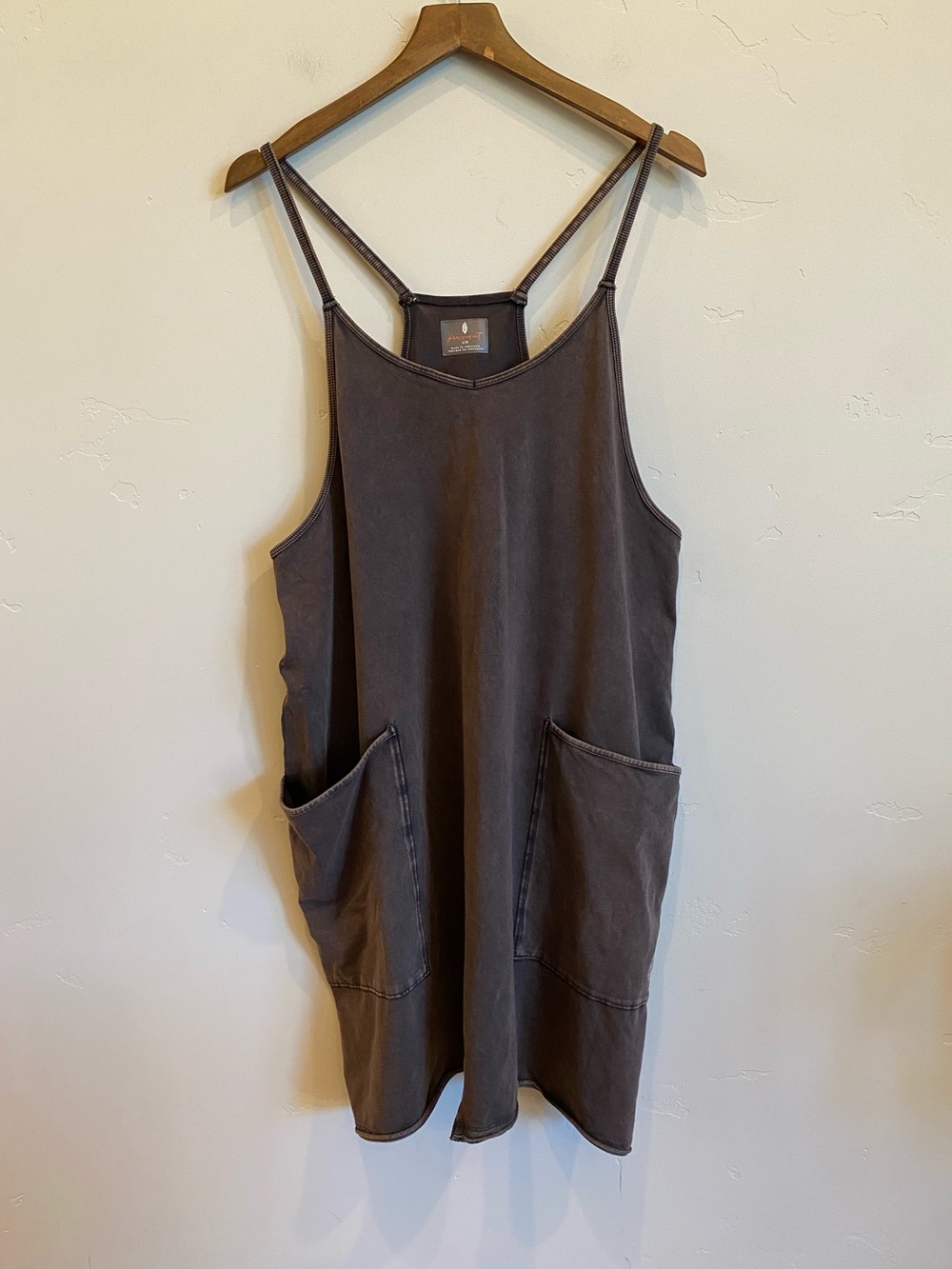 FREE PEOPLE Faded Black Hot Shot Short Romper - Picture 1 of 6